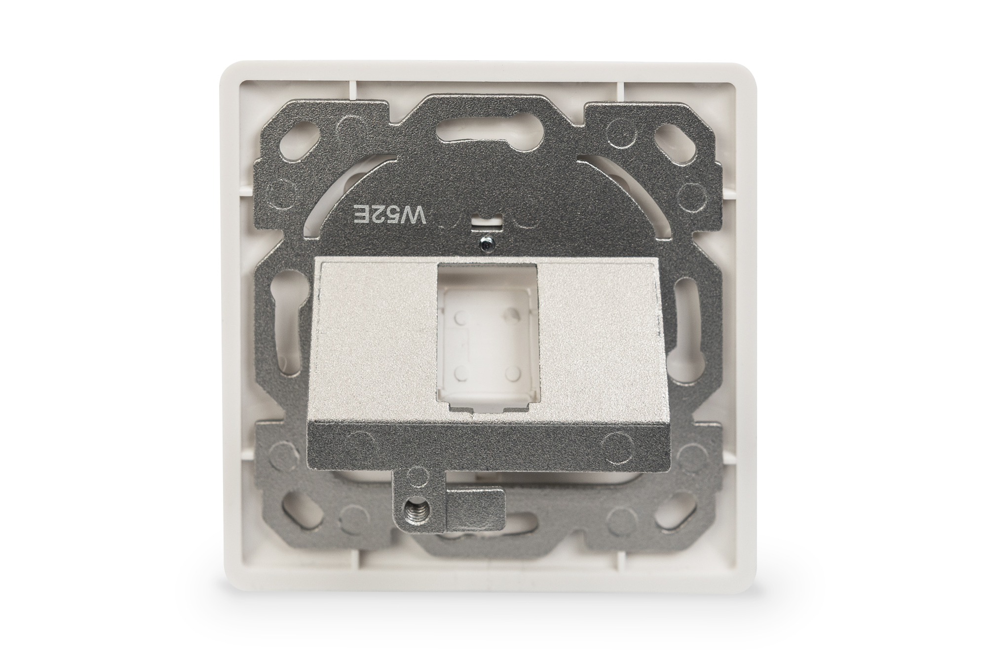 Lege behuizing voor Keystone module, frame 80x80 + centrale plaat 50x50 mm - Afbeelding 2