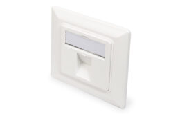 Lege behuizing voor Keystone module, frame 80x80 + centrale plaat 50x50 mm