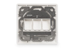 Lege behuizing voor Keystone module, frame 80x80 + centrale plaat 50x50 mm - Afbeelding 3
