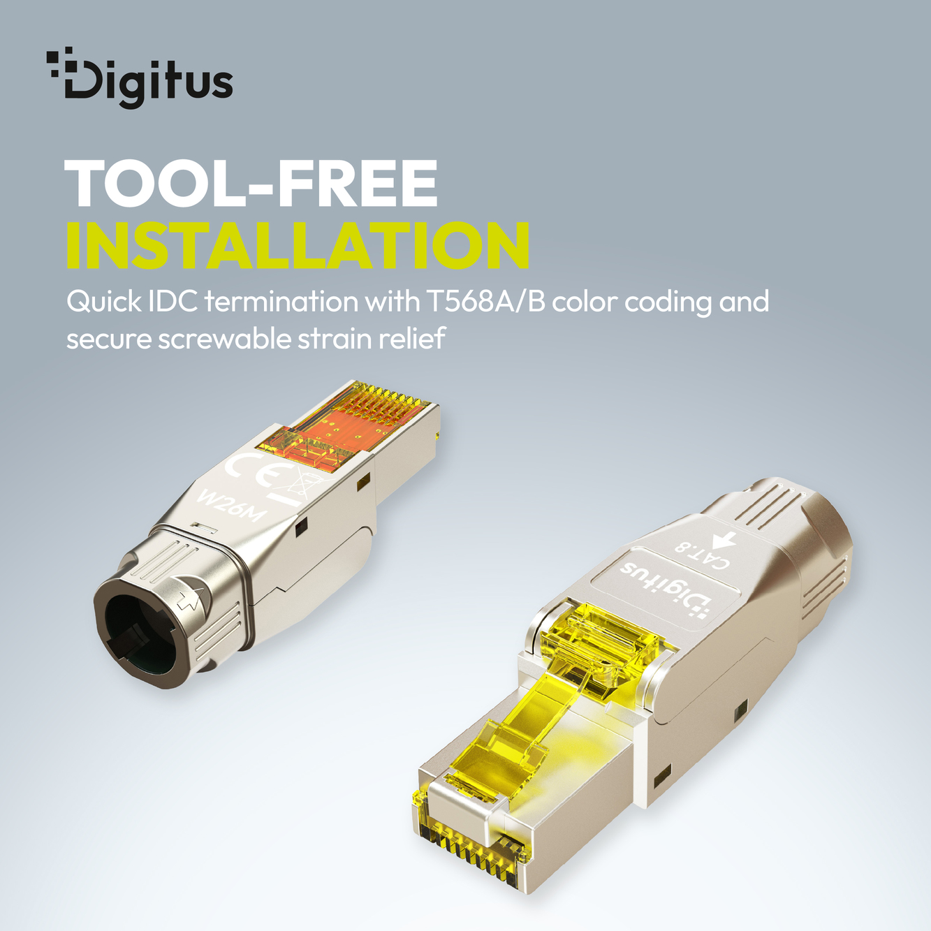 CAT 8.1-veldconnector, afgeschermd, montageaansluiting zonder gereedschap - Afbeelding 8