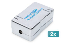 CAT 6 Verbindingsmodule voor gedraaid aderpaar kabel - 2 stuks