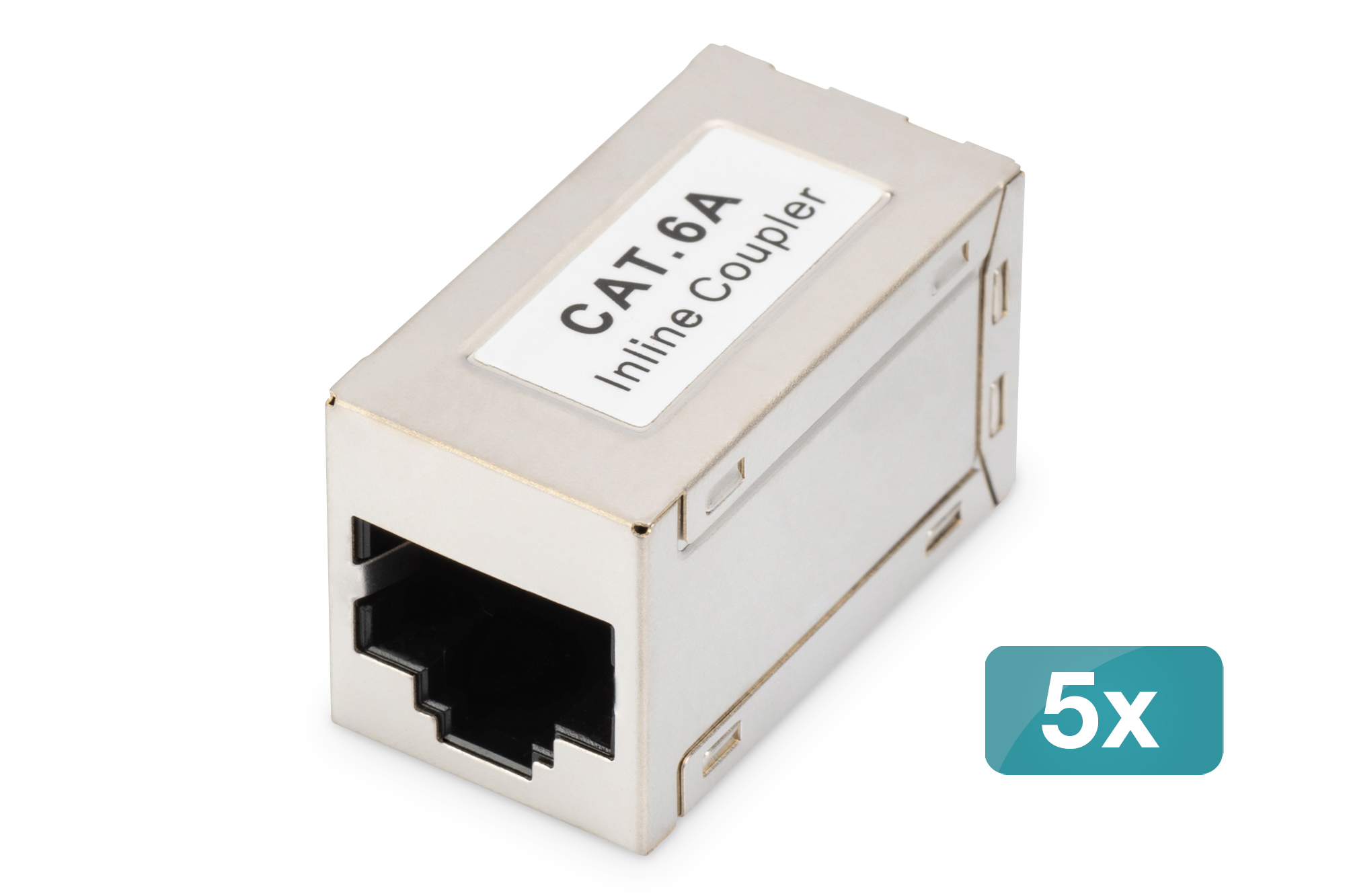 CAT 6A modulaire connector, afgeschermd - 5 stuks
