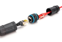 CAT 6A buitenaansluiting, beschermingsklasse IP68, RJ45 naar RJ45 aansluiting - Afbeelding 5