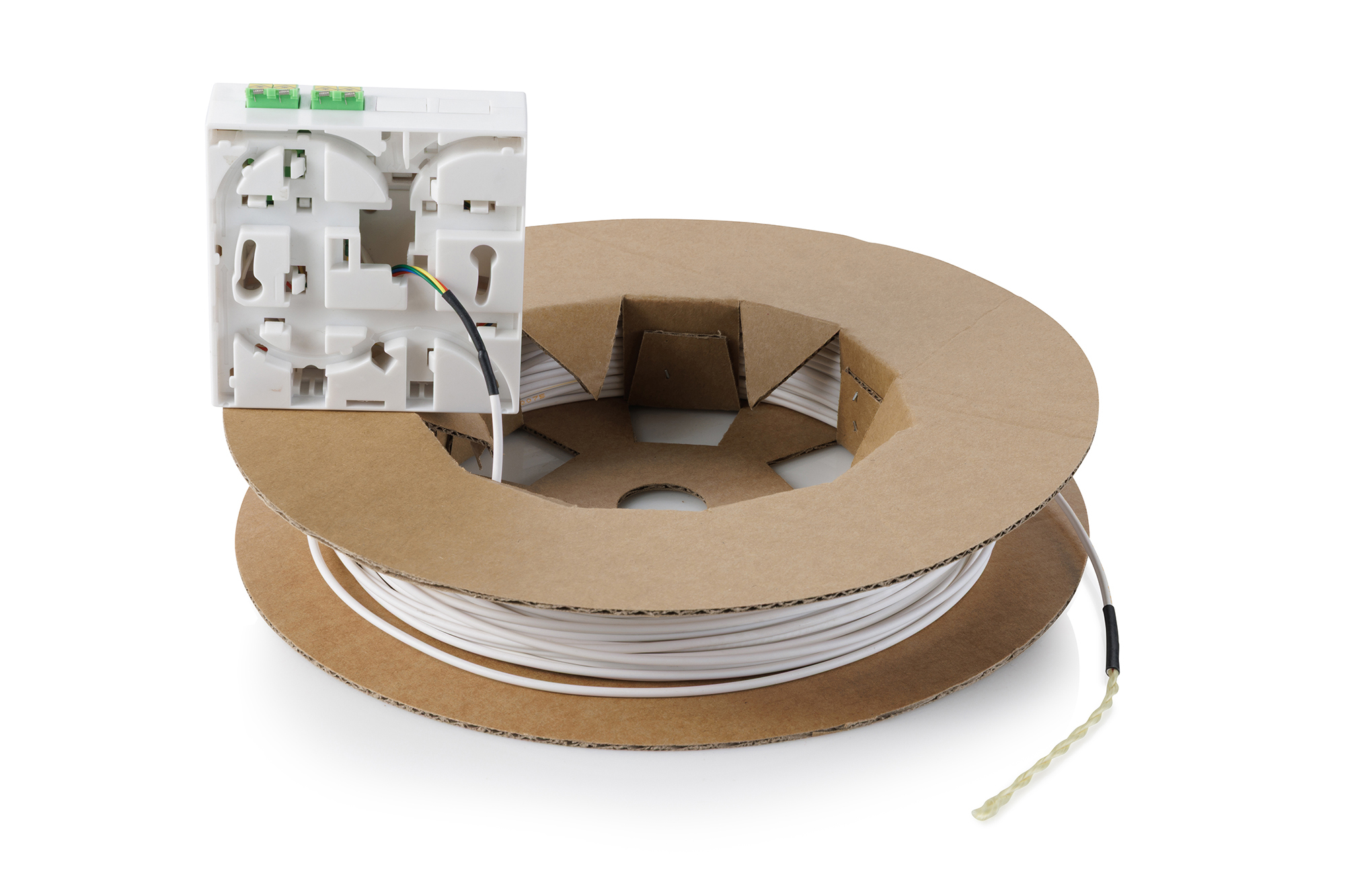 Fttx-installatieset, vooraf gemonteerd, 4 vezels, LC/APC-connectoren, lengte 70 m - Afbeelding 4