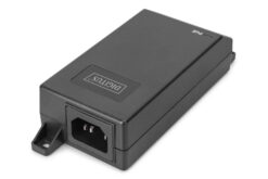 Alternative view of Gigabit Ethernet PoE+ injector, 802.3at, 30 W