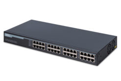 16-poorts 10G Ethernet PoE+ injector, 802.3at, 250 W