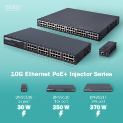 24-poort 10G PoE+ injector - Afbeelding 7
