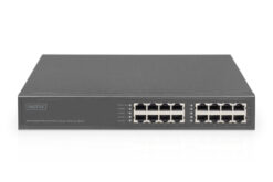Alternative view of 8-Poorts Gigabit ethernet PoE+ injector, 802.3bt, 250 W