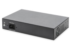 Alternative view of 8-poorts Gigabit PoE netwerkswitch, desktop, onbeheerd, 2 uplink poorten, SFP, 180 W, af/at/bt