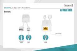 Digitus USB-A 5V PoE-splitter - Afbeelding 6