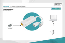 Digitus USB-A 5V PoE-splitter - Afbeelding 5