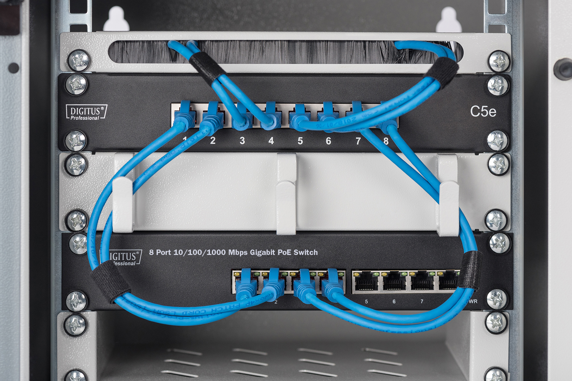Gigabit Ethernet PoE-switch, 8 PoE+-poorten, 10 inch, PoE-budget tot 80 W - Afbeelding 4