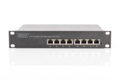 Alternative view of Gigabit Ethernet PoE-switch, 8 PoE+-poorten, 10 inch, PoE-budget tot 80 W