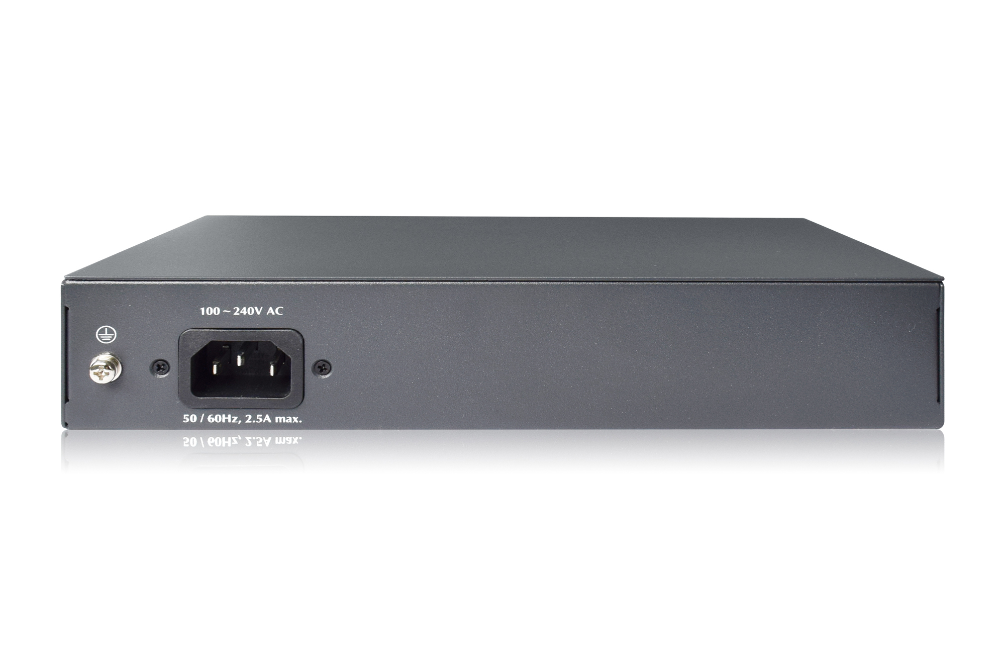 8-poorts Fast Ethernet PoE netwerkswitch, desktop, onbeheerd, 2 uplinkpoorten RJ45,120 W, af/at - Afbeelding 4
