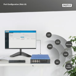 10" Gigabit 8-poorts L2+ managed PoE+-switch - Afbeelding 7
