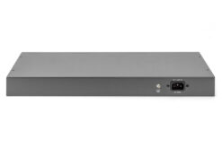 24-poorts Fast Ethernet PoE netwerkswitch, 19-inch, onbeheerd, 2 GE uplink poorten, SFP, 370 W, af/at - Afbeelding 4