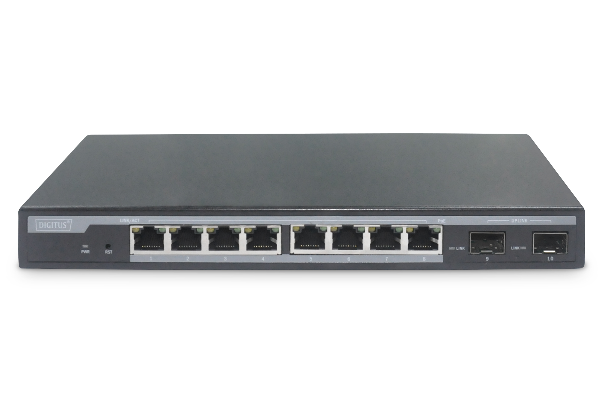 L2 beheerd 8-poorts Gigabit PoE Switch + 2 SFP - Afbeelding 4