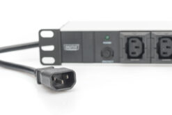 Alternative view of Contactdoosstrook met aluminium profiel, 10-voudig, 2 m voedingskabel IEC C14-stekker