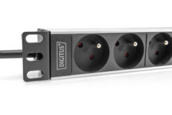 Alternative view of 10" contactdoosstrook met aluminium profiel, 4-voudige CEE 7/5 contactdozen