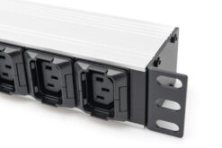 Alternative view of Tafelcontactdoos met aluminium profiel, 10-voudig, 2 m voedingskabel, IEC C20 stekker