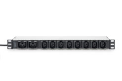 Tafelcontactdoos met aluminium profiel, 10-voudig, 2 m voedingskabel, IEC C20 stekker - Afbeelding 4