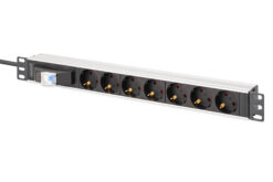 Aluminium contactdoosstrook, 7-voudig met stroomonderbreker - Afbeelding 3