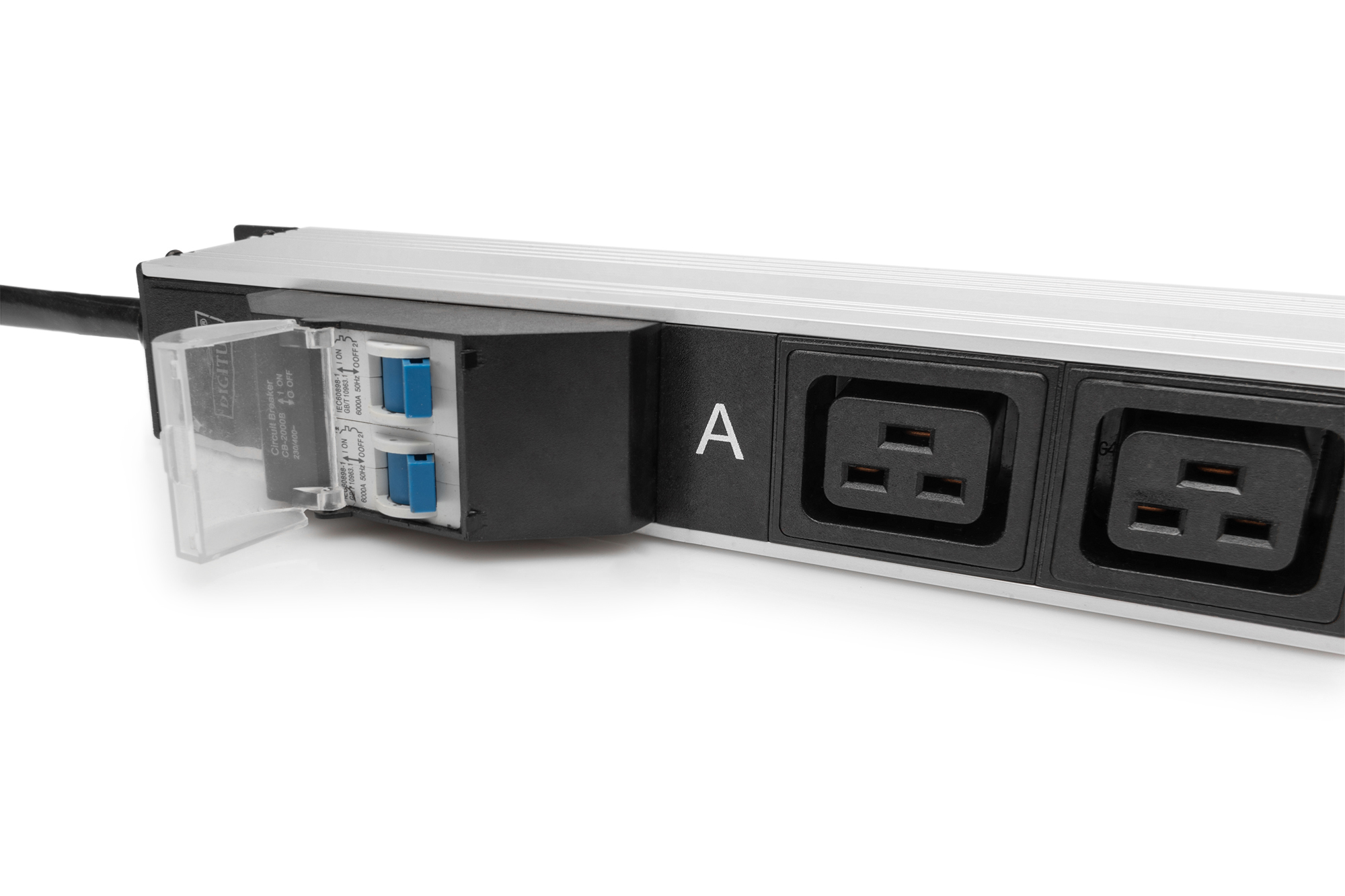 Basis IT PDU, 1-fase 32A, 24 x C13, 4 x C19, 3 m voedingskabel, IEC 60309 32 A stekker - Afbeelding 4