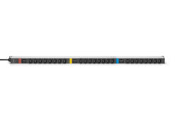 Alternative view of Basis IT PDU, 3-fase 16 A, 24 x C13, 3 x C19, 3 m voedingskabel, IEC 60309 16 A stekker