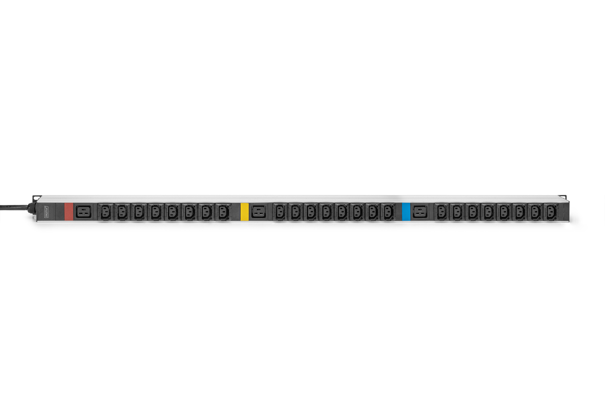 Basis IT PDU, 3-fase 16 A, 24 x C13, 3 x C19, 3 m voedingskabel, IEC 60309 16 A stekker - Afbeelding 2