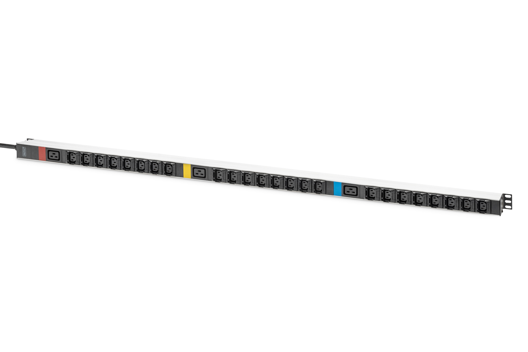 Basis IT PDU, 3-fase 16 A, 24 x C13, 3 x C19, 3 m voedingskabel, IEC 60309 16 A stekker