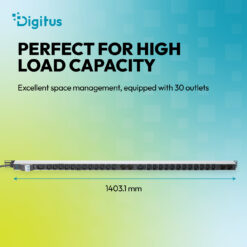 Basis IT PDU, 1-fasig 32 A, 24 x C13, 2 x C19, 4 x geaarde stopcontacten, 3 m aansluitkabel, IEC 60309 32 A-stekker - Afbeelding 5