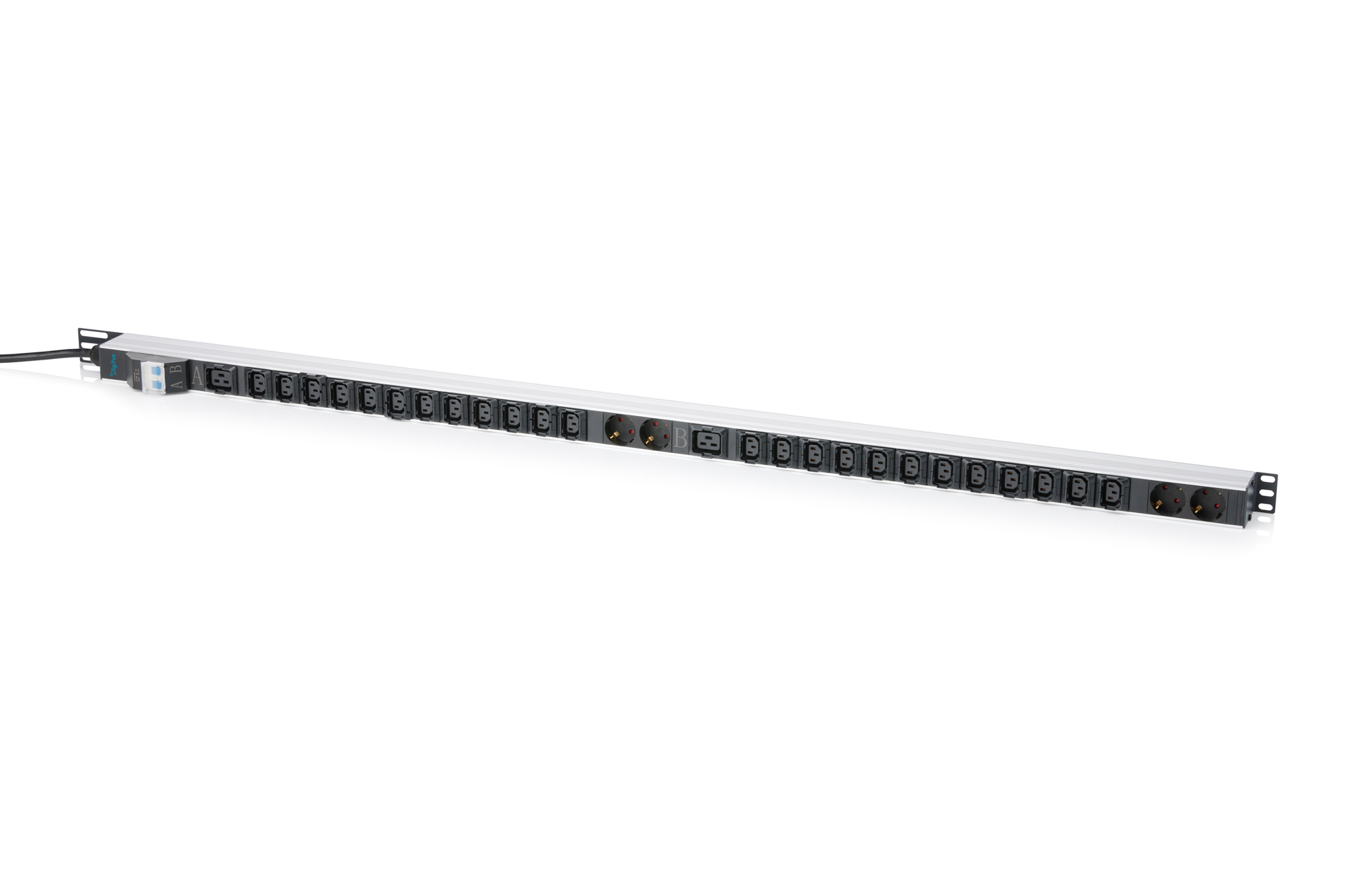 Basis IT PDU, 1-fasig 32 A, 24 x C13, 2 x C19, 4 x geaarde stopcontacten, 3 m aansluitkabel, IEC 60309 32 A-stekker