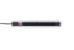 Alternative view of Stekkerdoos met aluminium profiel, 12-voudig IEC C13, 2 m aansluitkabel met Britse stekker