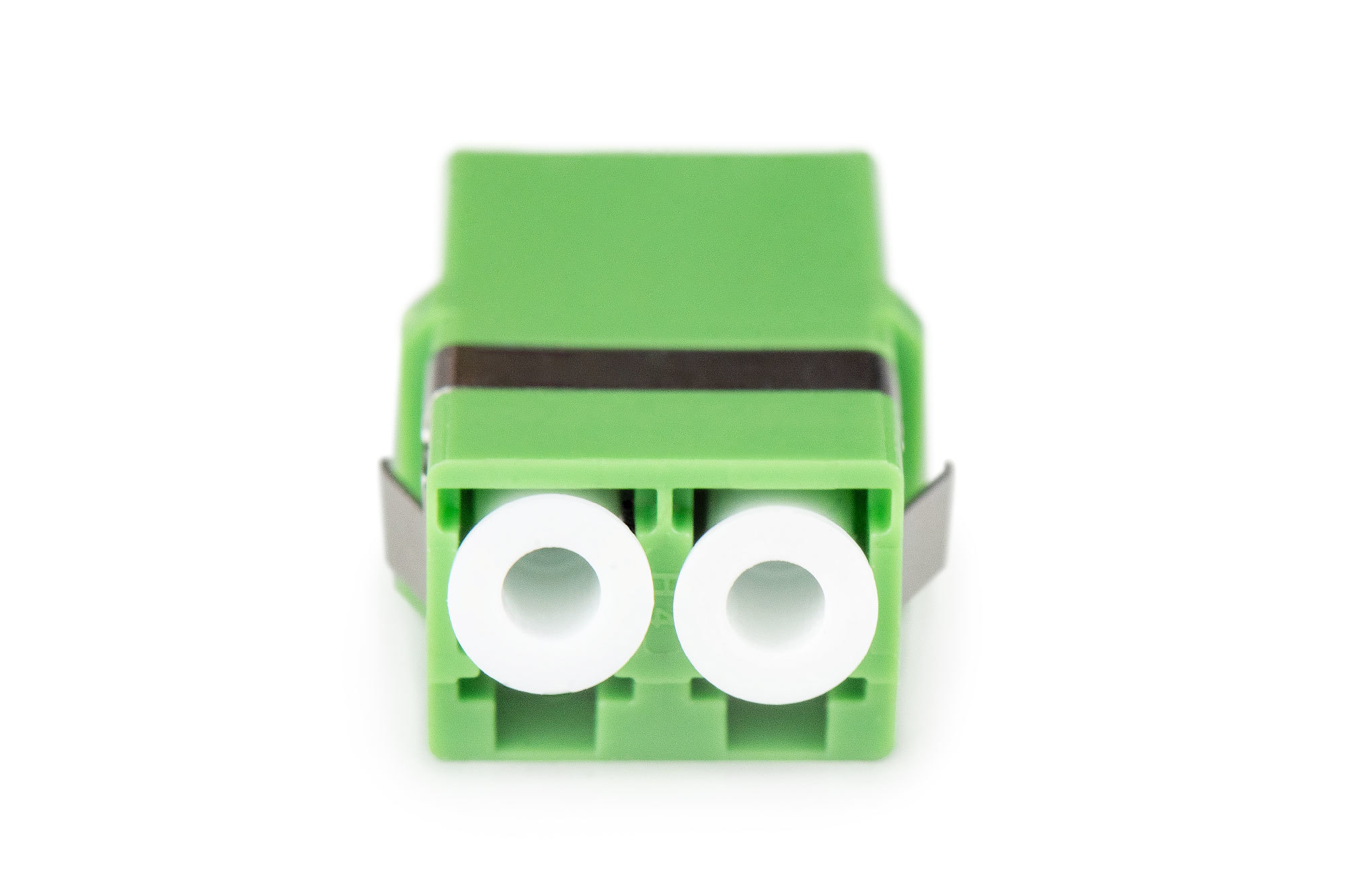 Glasvezel koppeling, LC/APC, duplex, zonder flens - Afbeelding 4