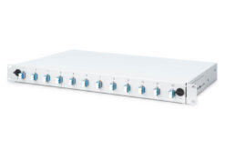Glasvezel splitterbox, ingericht LC, OS2
