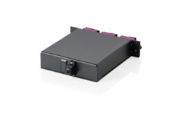Alternative view of MPO cassette, multimode OM4, SC/DX, SC naar MPO, voor 3 cassettevelden