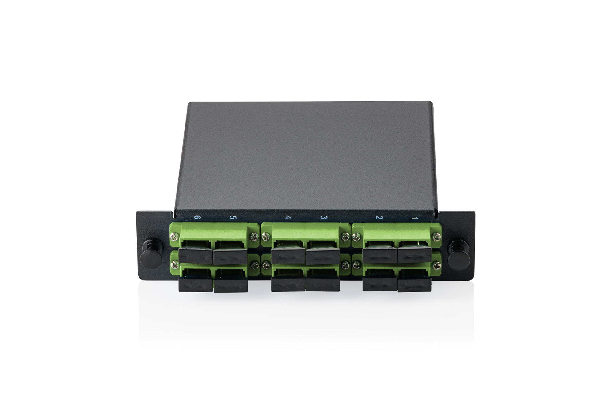 MPO-cassette, singlemode OS2, SC/APC DX, SC/APC naar MPO, voor 3 cassettevelden - Afbeelding 3