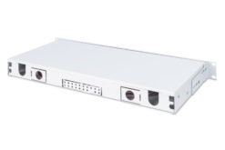 Alternative view of Glasvezel lasdoos, 1U, gemonteerd, 24x LC-APC DX, OS2