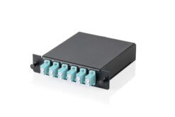 MPO cassette, multimode OM3, LC/DX, LC naar MPO, voor 3 cassettevelden