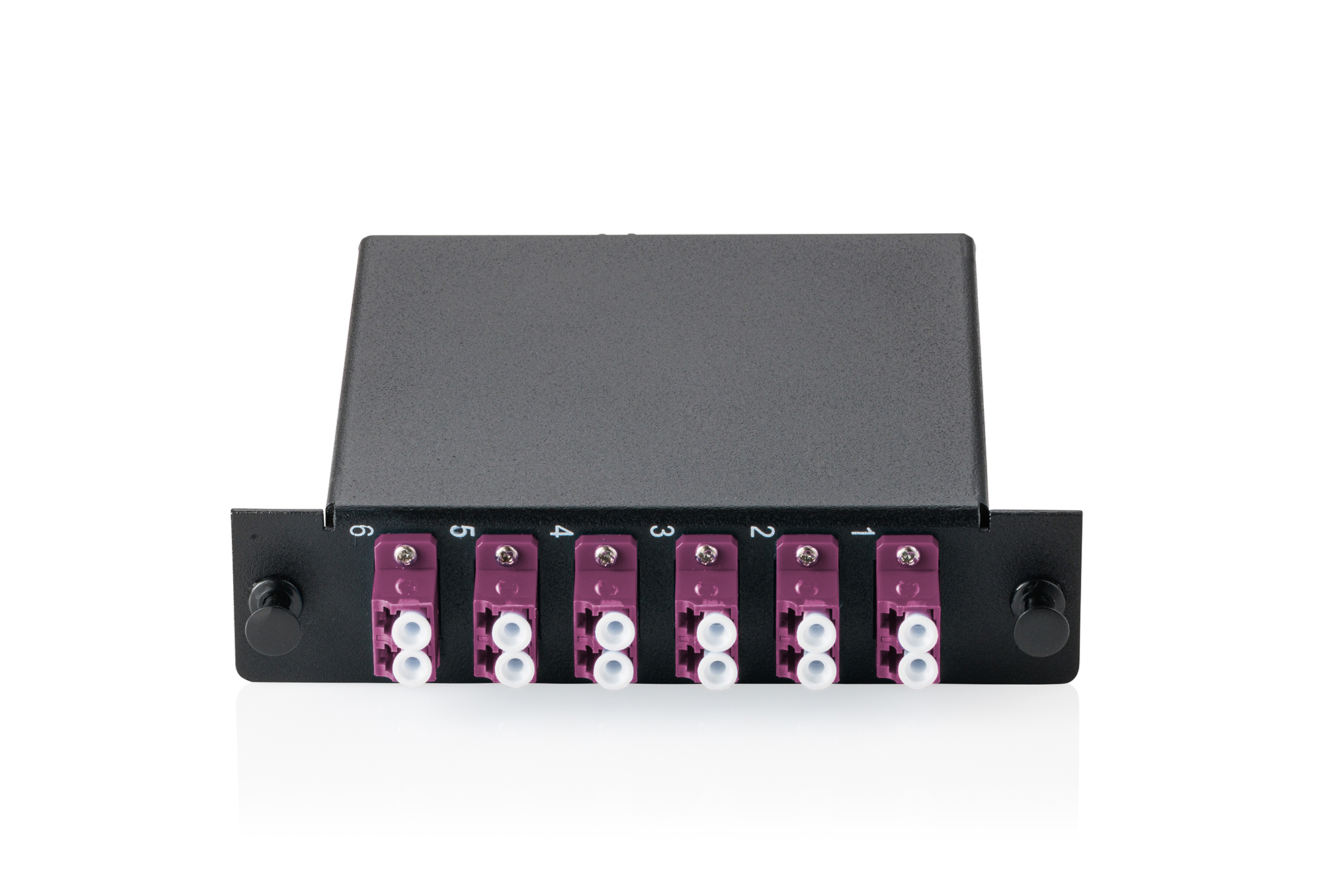 MPO cassette, multimode OM4, LC/DX, LC naar MPO, voor 3 cassettevelden - Afbeelding 3