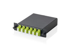 MPO cassette, multimode OM5, LC/DX, LC naar MPO, voor 3 cassettevelden