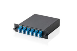MPO cassette, singlemode OS2, LC/DX, LC naar MPO, voor 3 cassettevelden