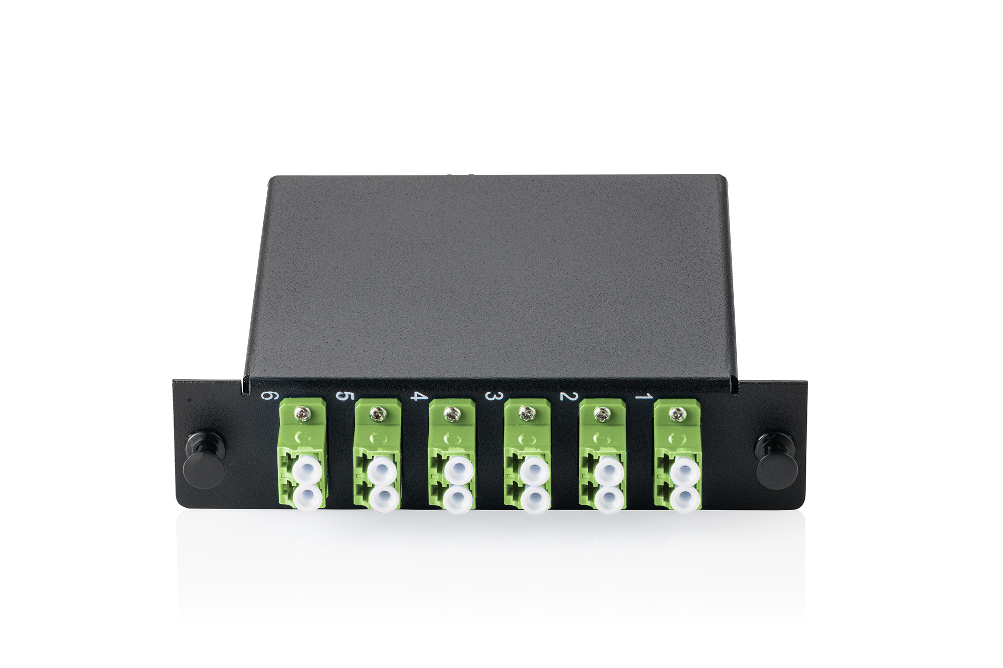 MPO cassette, singlemode OS2, LC/APC DX, LC/APC naar MPO, voor 3 cassettevelden - Afbeelding 3