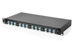 MPO cassette, multimode OM3, LC/DX, LC naar MPO, voor 4 cassettevelden - Afbeelding 5