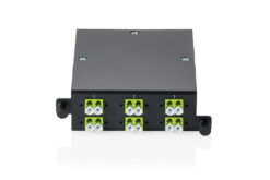 MPO cassette, multimode OM5, LC/DX, LC naar MPO, voor 4 cassettevelden - Afbeelding 3