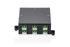 MPO cassette, singlemode OS2, LC/APC DX, LC/APC naar MPO, voor 4 cassettevelden - Afbeelding 3