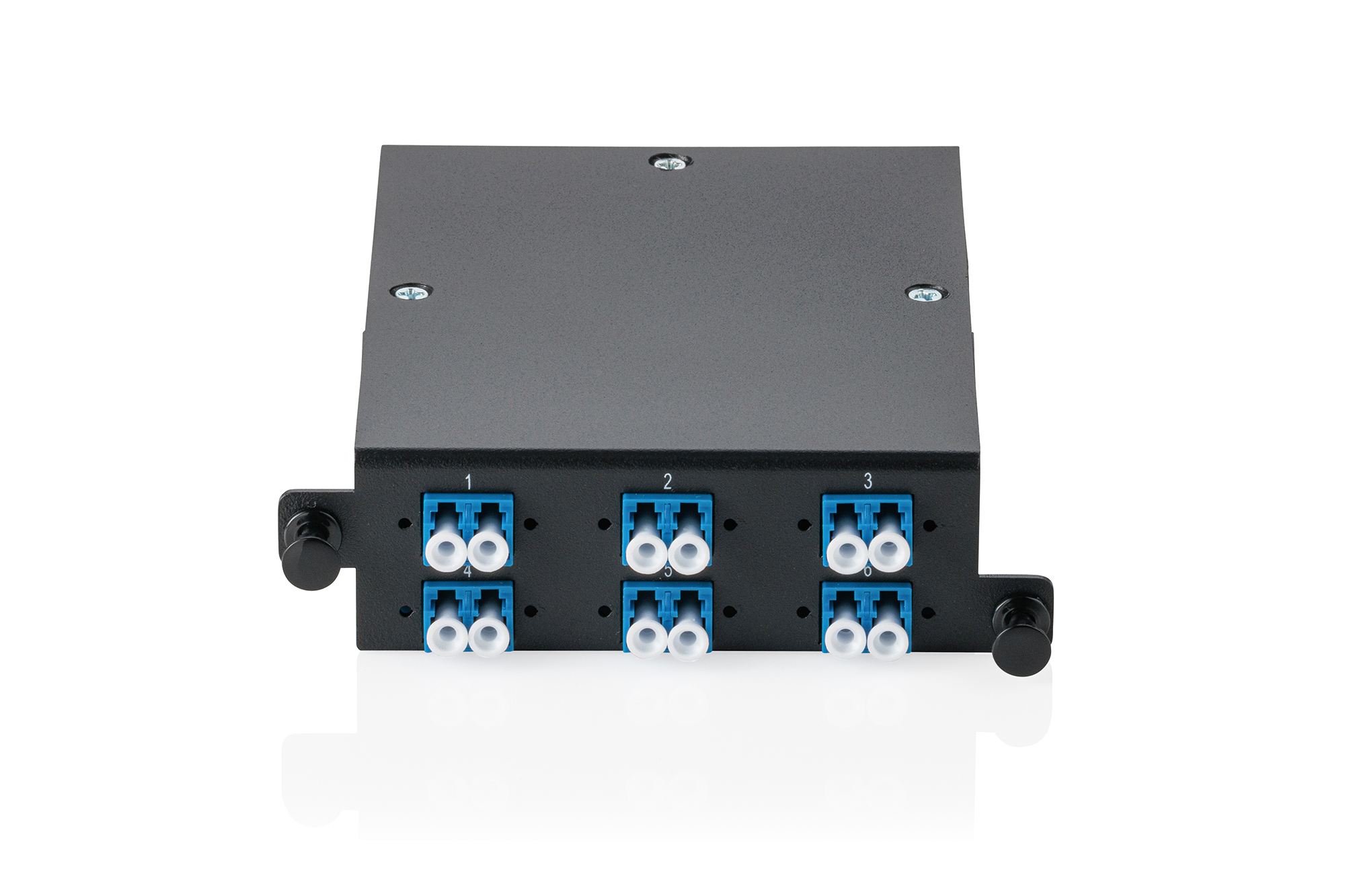 MPO cassette, singlemode OS2, LC/DX, LC naar MPO, voor 4 cassettevelden - Afbeelding 3