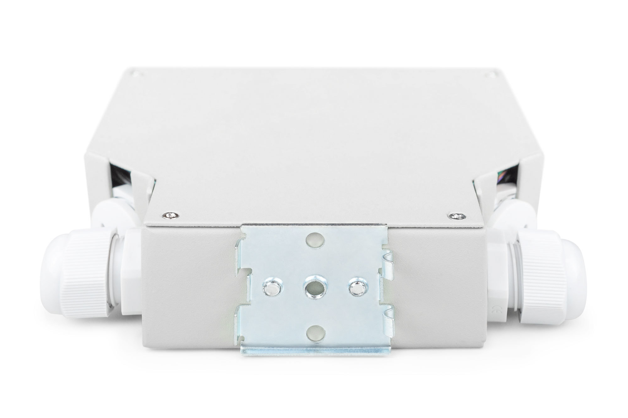 Glasvezel top-hat railbox, OS2, uitgerust, met SC-adapter en pigtail - Afbeelding 3