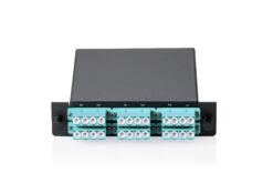 MPO cassette, multimode OM3, LC/Quad, LC naar MPO, voor 3 cassettevelden - Afbeelding 3