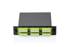 MPO cassette, multimode OM5, LC/Quad, LC naar MPO, voor 3 cassettevelden - Afbeelding 3